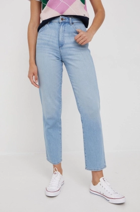 Wrangler jeansi Mom Straight Sunrise femei , high waist