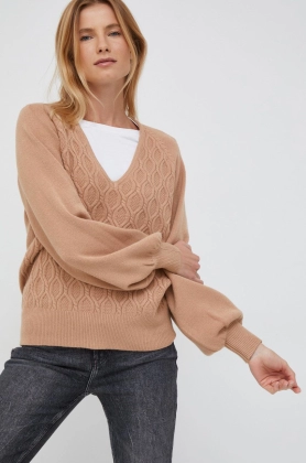 XT Studio pulover femei, culoarea bej, light