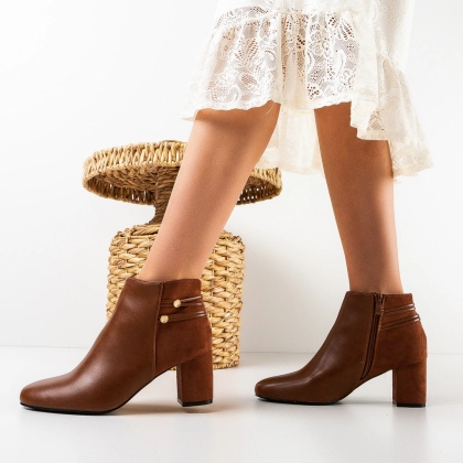 Botine dama Arabella Camel