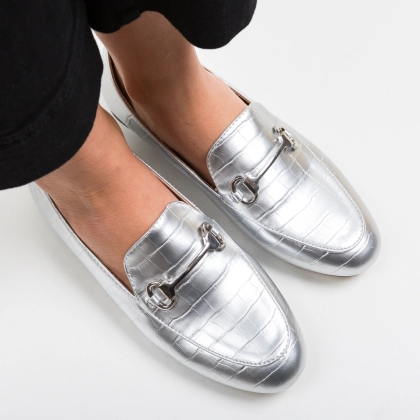 Pantofi Casual Gota Argintii