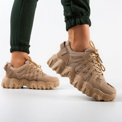 Sneakers dama Branden Khaki